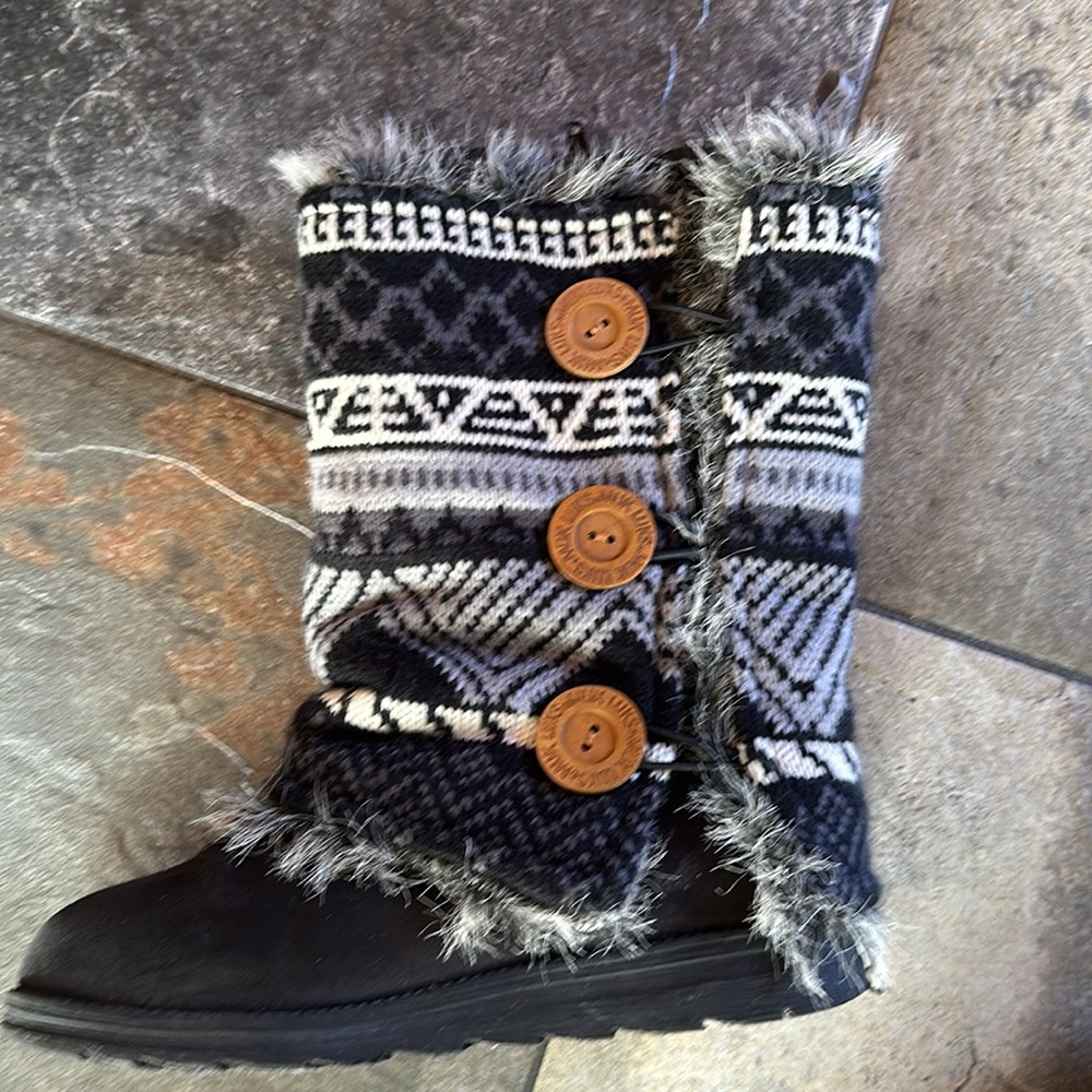 Muk Luks Women’s Size 6 Boot With Removable Outer… - image 4